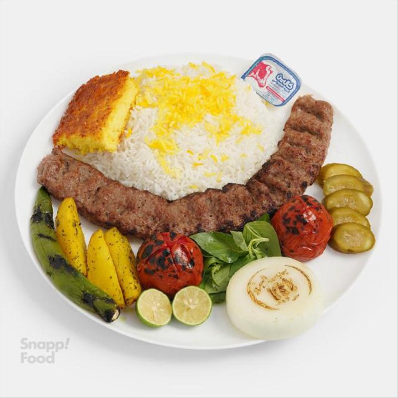 چلو کباب کوبیده مخصوص (۳۰ سانتی متری)